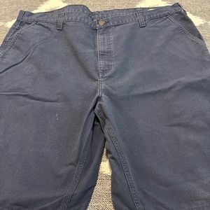 Mens CARHARTT Shorts Navy 44 Waist